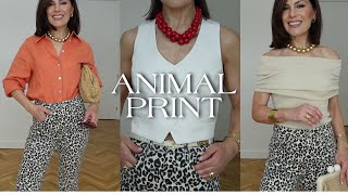 Como combinar un pantalón de animal print Ideas de looks [upl. by Etnom]