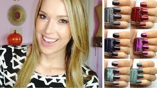 Essie Fall Collection Review  Demo  MORE [upl. by Larret]