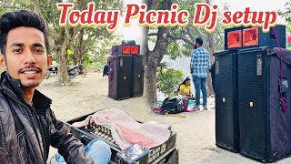 Picnic setup Dual15 JBL Top and Dual12 JBL top vlog video by sukdeb SUPERDJSOUNDYT [upl. by Caravette]