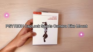 Unbox PGYTECH CapLock Sports Camera Bike Mount [upl. by Junji]