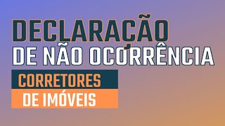 Como fazer a declaração de não ocorrência Coaf Atenção Corretores de Imóveis [upl. by Edva]