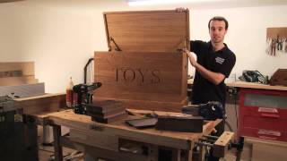 Solid Oak Personalised Wooden Toy Boxes from MakeMeSomethingSpecialcom [upl. by Sorcim982]