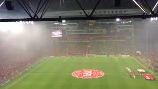 Denmark  Ireland 00 anthem  Parken Copenhagen highlights [upl. by Monjan]