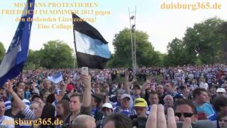 MSV Duisburg FANS protestieren im Sommer 2013 friedlich  Eine Collage [upl. by Adlez]