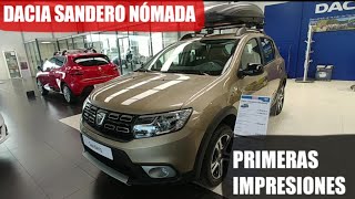 Nuevo DACIA SANDERO NOMADA Stepway Primeras impresiones Review [upl. by Airamana]