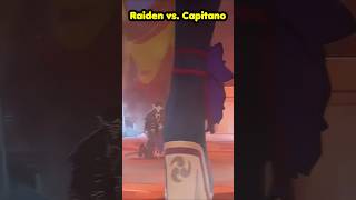 Raiden Shogun vs Capitano in Genshin Impact [upl. by Abramson]