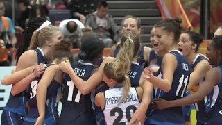 Pallavolo italiane alle final six dei mondiali [upl. by Anyt]