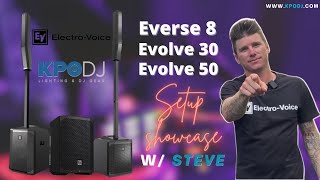 EV Everse 8 Evolve 30M amp Evolve 50 Used Together for Weddings [upl. by Gonroff762]