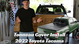 Installing a Tonneau Cover on a 20162023 Toyota Tacoma Worksport Product Review [upl. by Norrab562]