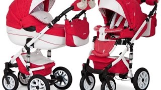 Riko BRANO ecco 3in1 Kombi Kinderwagen Präsentation und Funktionstest [upl. by Partan]