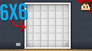 How To Build a 6X6 PISTON DOOR Minecraft Bedrock 121 Tutorial [upl. by Lezah112]