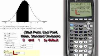 TI Tutorials  Normal CDF  Detailed instructions [upl. by Nalyad451]