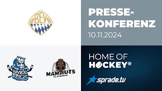 10112024  Pressekonferenz  HC Landsberg Riverkings vs Schongau Mammuts [upl. by Atalaya]