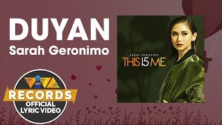 Duyan  Sarah Geronimo Official Lyric Video [upl. by Yekcir]