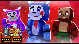 Minecraft PIZZARIA FREDDY 4  A PIZZARIA DA CANDY EP 53 five night at freddy [upl. by Doersten]