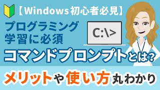 【Windows初心者必見】プログラミング学習に必須のコマンドプロンプトとは？使うメリットや簡単な使い方まで紹介！ [upl. by Severen783]