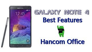 Galaxy Note 4 Best Features  Hancom Office [upl. by Sax]