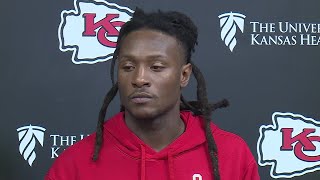 ChiefsBills game DeAndre Hopkins talks ahead of AFC showdown in Buffalo [upl. by Adnamma]