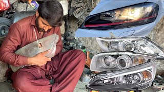 How to Repair Car Headlight Broken Lens in Just 5  How to Fix Broken Headlights With Baking Soda [upl. by Nnil]