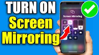 How To Turn On Screen Mirroring On iPhone amp iPad  Easy Guide [upl. by Boggs]