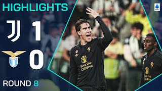 JUVENTUSLAZIO 10  HIGHLIGHTS  Late goal hands Juve big win  Serie A 202425 [upl. by Luhe]