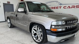 2002 Chevrolet Silverado short bed belltech suspension 22” wheels 53 G80 Low Miles SOLD [upl. by Thayer597]