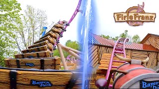 FirleFranz  Bayern Park  NEU 2023  MultiLaunch Coaster  4K Onride POV [upl. by Burris448]