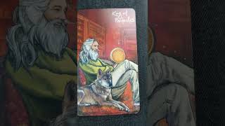 King of Pentacles from The Light Seers Tarot tarot tarotdeck tarotcards [upl. by Umeko]