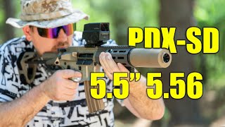 Maxim Defense PDXSD 556 55quot  Velocity and Sound [upl. by Arabrab]