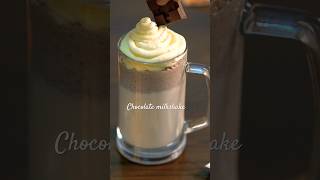 Chocolate milkshake trending music recipe chocolate milkshake [upl. by Eiggem]