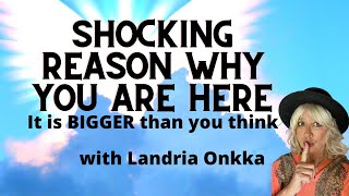 The Reason Youre Here Is SHOCKING  Landria Onkka [upl. by Norrek]