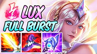 ELEMENTALIST LUX GAMEPLAY SPOTLIGHT  League of Legends New Ultimate Skin [upl. by Tihom759]