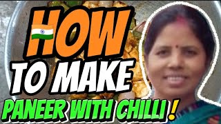 how to make paneer chilli 🤫food RanideviZ cooking [upl. by Giffer]