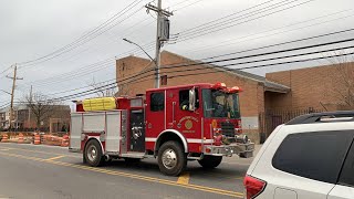 Real Q Gerritsen Beach Volunteer Fire Department Engine 1 responding to a brush fire with real q [upl. by Cohe]