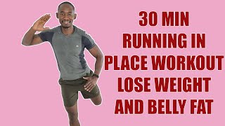 Running In Place Workout for A Flat Tummy and Weight Loss🔥300 Calories in 30 Minutes🔥 [upl. by Desma402]