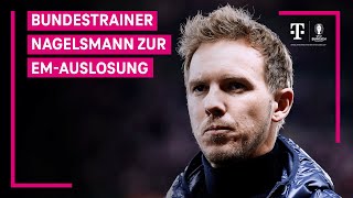 Bundestrainer Nagelsmann quotSehr interessante Gruppe in der wir uns durchsetzen wollenquot [upl. by Sila]