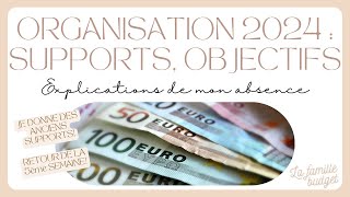 Le retour Organisation 2024  supports objectifs et les raisons de mon absence  faisons le point [upl. by Marrissa]