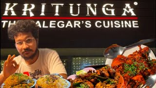 KRITUNGA THE PALEGARS CUISINE RESTAURANT in Vizianagaram food biryani vizianagaram [upl. by Hsemin772]