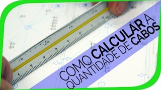 Como Calcular Cabos De Uma Instalação Elétrica com Escalímetro [upl. by Ollehcram22]