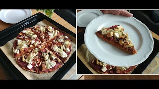 Bezglutenowa pizza z mąk jednorodnych  NovaBezglutenowa [upl. by Enialehs]