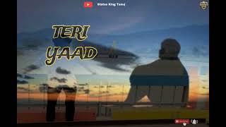 Teri Yaad  Aavegi Mane Rulayegi  New Lattest Haryanvi Song 2024  Status King Tanuj [upl. by Nevanod]