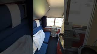 Amtrak Coast Starlight Bedroom From Los Angeles to Seattle [upl. by Anilorak]