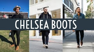 How to Style Chelsea Boots  Dressy amp Casual  Mens Fashion Fall 2018  Gents Lounge [upl. by Willa]