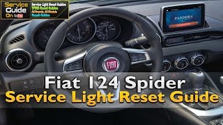 Fiat Spider Service Light Reset [upl. by Anerahs]