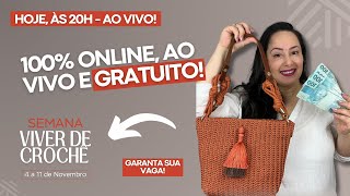 Aprenda a Bolsa Vivace e Transforme Seu Crochê em Renda Extra  Inscrição Gratuita [upl. by Iow]