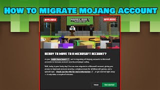 How To Migrate Your Mojang Account To A Microsoft Account Minecraft [upl. by Stedman]