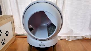 SmartSpin Automatic Litter Box Review [upl. by Sylado272]