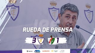 RUEDA DE PRENSA  J6 Real Jaén CF 3  1 Huétor Vega [upl. by Eile483]