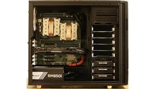 Dual Xeon Workstation  2x Xeon E5 2643 v3 24 vláken 64GB RAM 8TB RAID 5 a 32quot 4K monitor [upl. by Aisaim]