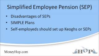 Simplified Employee Pension SEP [upl. by Hamirak]